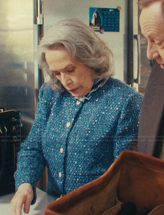 Madeline's blue tweed jacket on Matlock