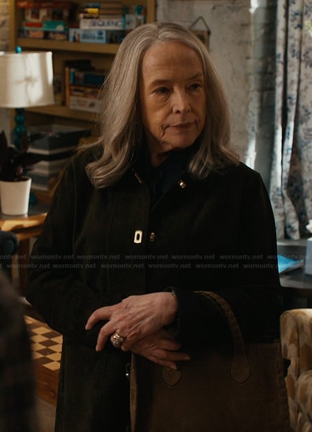 Madeline's green suede coat on Matlock