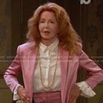 Maggie’s pink blazer and pants on Days of our Lives