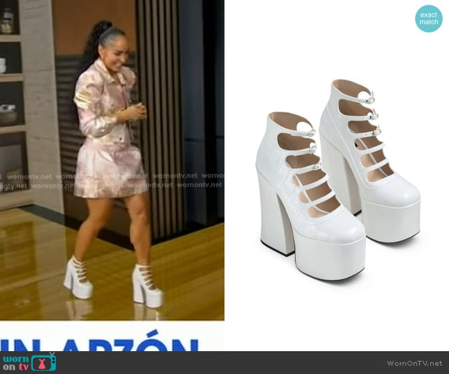 Marc Jacobs The Kiki Ankle Boots worn by Robin Arzon on Good Morning America