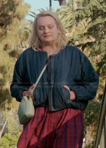 Mary's denim jacket on Imperfect Women