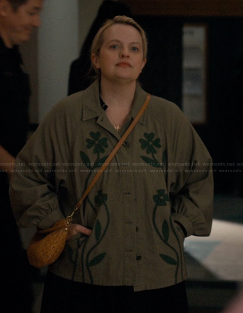 Mary's floral embroidered shirt on Imperfect Women