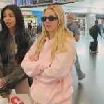 Mayci’s pink hoodie and sweatpants on The Secret Lives of Mormon Wives