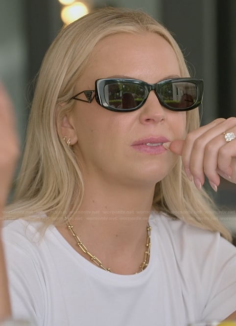 Mayci's black sunglasses on The Secret Lives of Mormon Wives