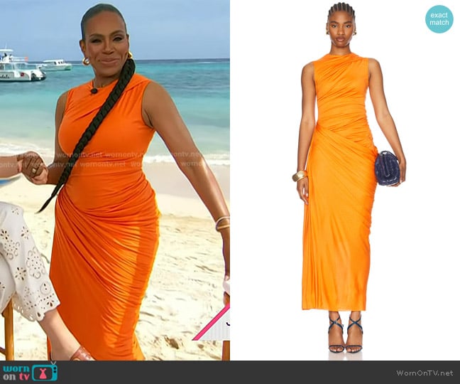 McQueen Jersey Midi Dress worn by Sheryl Lee Ralph on Today