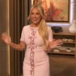 Megan Moroney’s pink bow embellished dress on The Drew Barrymore Show