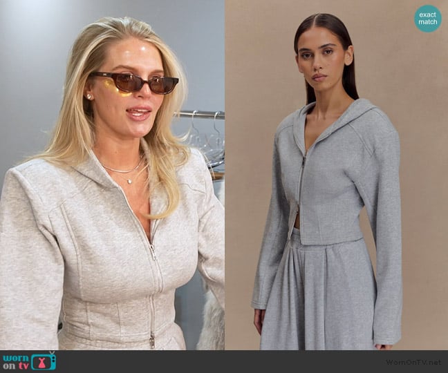 Meshki Quinn Zip Up Hoodie worn by Madison LeCroy on Southern Charm