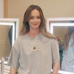 Mikayla's bear embroidered tee on The Secret Lives of Mormon Wives