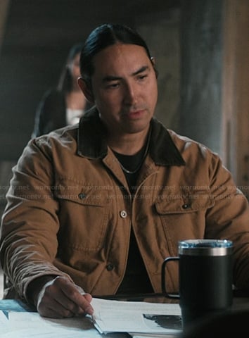 Miles's beige corduroy jacket on Marshals