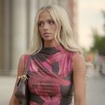 Miranda's floral print mesh top on The Secret Lives of Mormon Wives