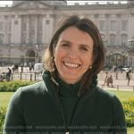 Molly’s green zip coat on Today