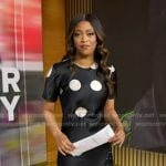 Morgan’s black polka dot dress on Good Morning America