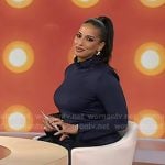 Nessa Diab’s navy turtleneck dress on Today