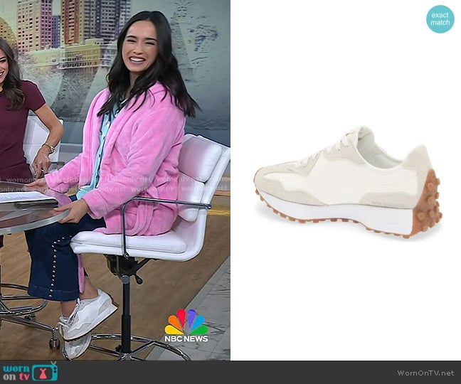 New Balance 327 Sneaker worn by Emilie Ikeda on Today