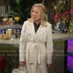 Nikki’s white coat on The Young and the Restless