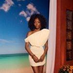 Venita’s white one shoulder reunion dress on Southern Charm