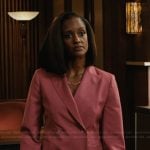 Olympia’s pink blazer on Matlock