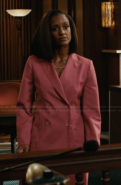 Olympia’s pink blazer on Matlock