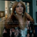 Morgan’s patchy fur jacket on High Potential