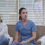 Jules’ orange sneakers on Greys Anatomy