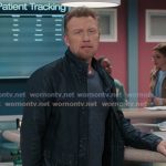 Owen’s black leather jacket on Greys Anatomy