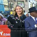 Jenna’s black patch coat on Today