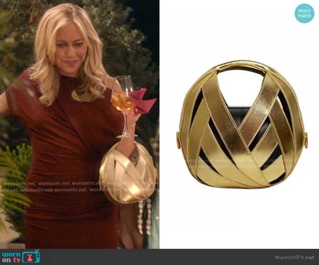 Perrin Paris Small Ball Bag worn by Sutton Stracke on The Real Housewives of Beverly Hills