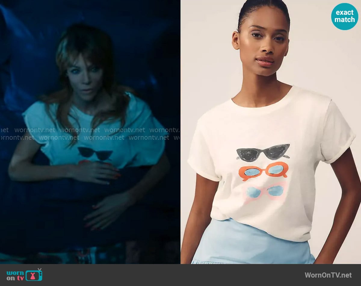 Phthalo Ruth x Anthropologie Sunglasses Graphic Tee worn by Morgan Gillory (Kaitlin Olson) on High Potential