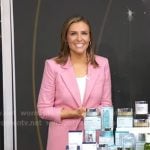 Mary's pink blazer and wide-leg patns on Good Morning America