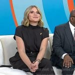 Jenna’s pink patent slingback pumps on Today