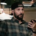 Cal's blue plaid shirt on Marshals