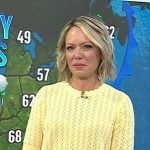 Dylan’s yellow pointelle top on Today
