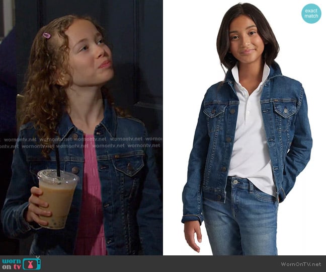 Rachel’s denim jacket on Days of our Lives