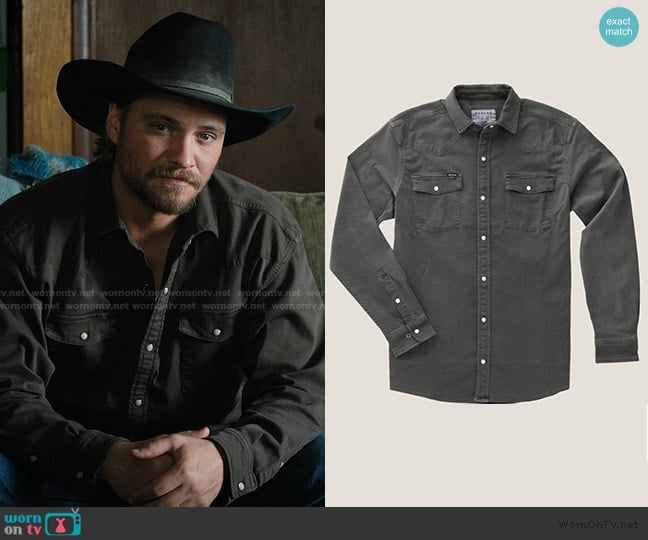 Poncho The Matamoros Shirt worn by Kayce Dutton (Luke Grimes) on Marshals