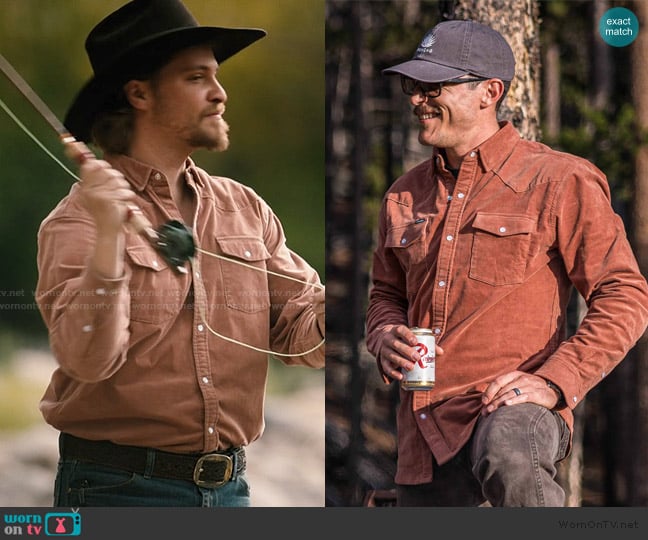 Poncho The Red Bud worn by Kayce Dutton (Luke Grimes) on Marshals