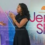 Sheinelle’s black pvc patent pumps on Today