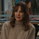 Rachel’s beige knit pointelle sweater on Matlock