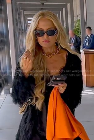 Rachel's grey tortoise sunglasses on The Real Housewives of Beverly Hills