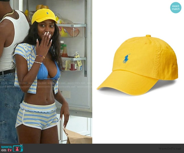 Ralph Lauren Chino Sports Cap worn by Ciara Miller on Summer House