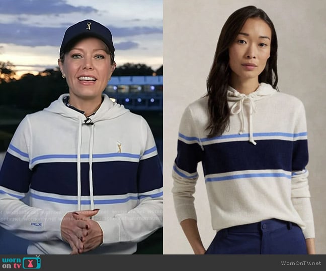 Ralph Lauren RLX Golf Hooded Sweater The Players Championship ver. worn by Dylan Dreyer on Today