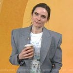 Rebecca Ferguson’s grey blazer on Today