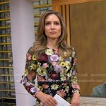 Rhiannon floral embellished mesh dress on Good Morning America