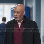 Dr. Richard Webber’s black coat on Greys Anatomy
