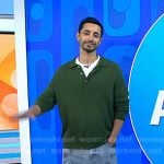 Riz Armed’s printed jeans on Good Morning America