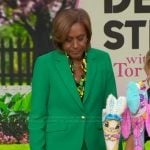 Robin’s green blazer on Good Morning America