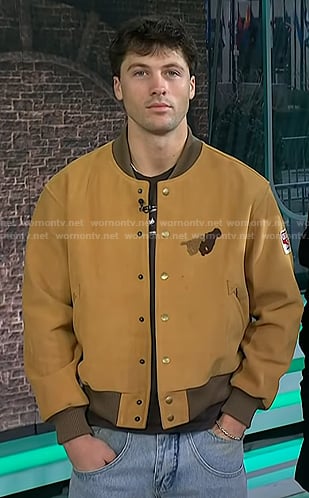 Rob’s beige suede jacket on Today
