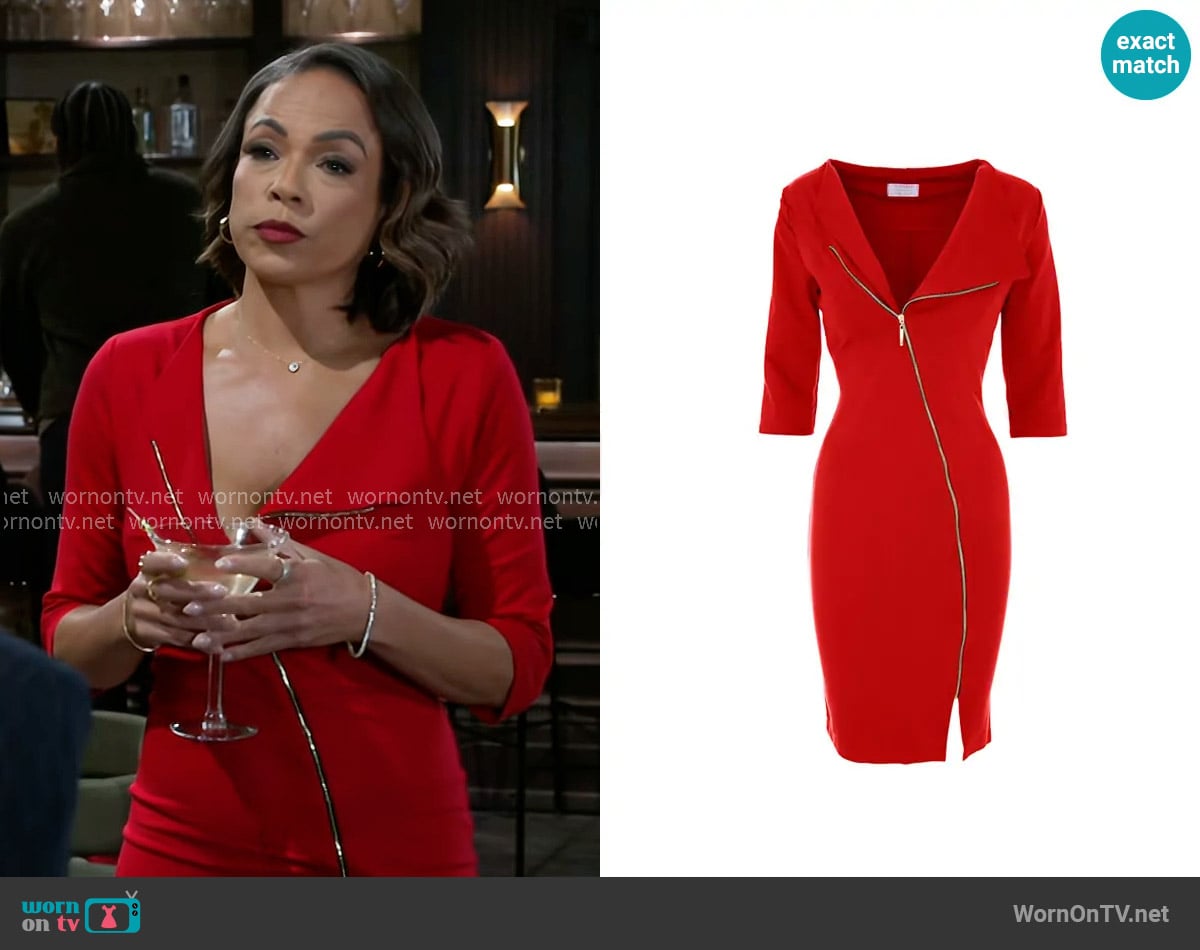Roserry Chelsea Dress worn by Nicole Dupree Richardson (Daphnee Duplaix) on Beyond the Gates