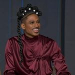 Robert Hartwell’s black velvet embellished loafers on Good Morning America