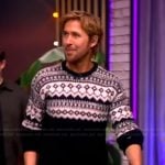 Ryan Gosling fairisle sweater on The View