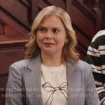 Sam’s bow t-shirt on Ghosts